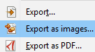 export libreoffice slides as images option