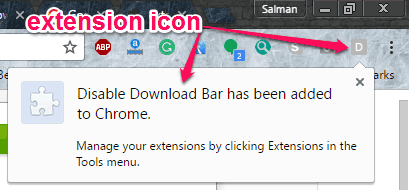 extension icon