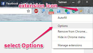 extension icon