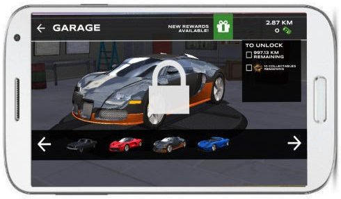 extreme car driving simulator garage of sport car