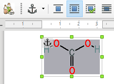 how to insert chemical formula as image in libreoffice writer- chemical formula text converted to image