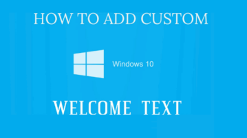 how to show a custom message on windows 10 login screen