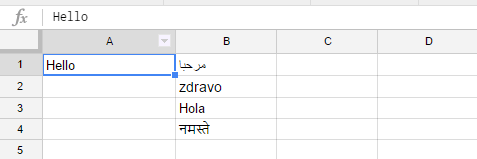 how to translate into multiple languages at once in google sheets