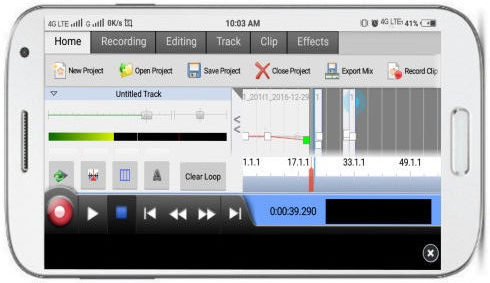 mixpad music mixer free- free audio mixer android app