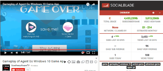 view youtube video stats- socialblade