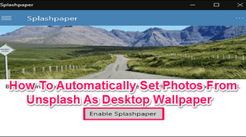 Automatically Set Photos From Unsplash As Desktop Wallpaper featured