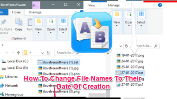 Change File Names To Their Date Of Creation featured