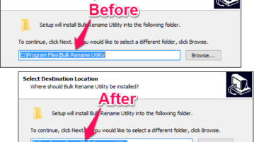 Change The Default Installation Folder In Windows
