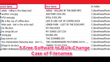 Featured bulk case chnage of filenames