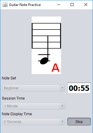 Guitar learning software