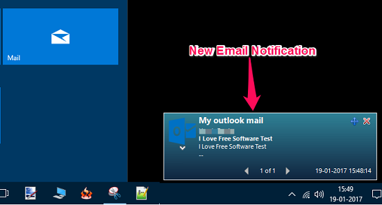 Outlook.com Notifier Software