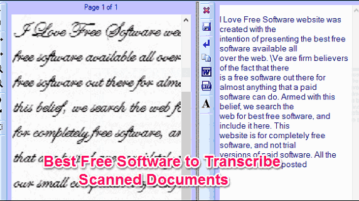Software to Transcribe Scanned Documents feat