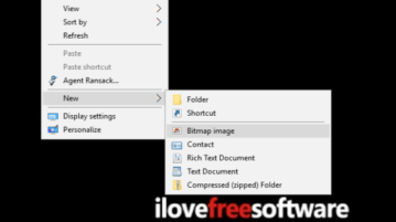 add custom file types to new menu in Windows10 context menu