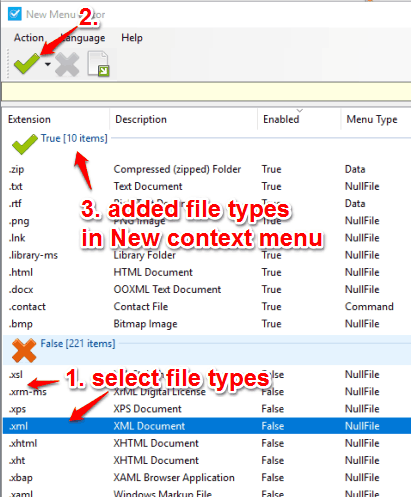 add new file types to new context menu