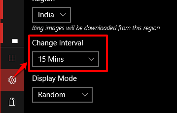change time interval