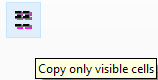 copy only visible cells libreoffice extension