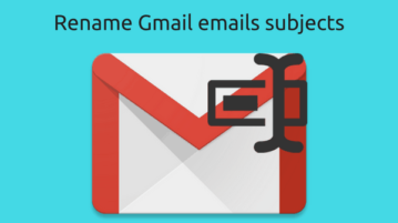 how to rename gmail emails subject lines