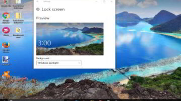 how to set same wallpaper on lock screen and desktop in Windows 10