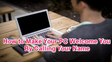 make your pc call your name