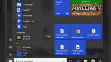 pin a file to windows 10 start menu