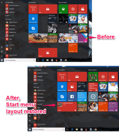 How To Backup Restore Windows 10 Start Menu Layout