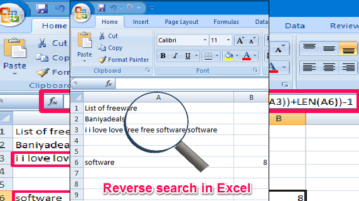 How To Reverse Search in Excel reverse search word first featured
