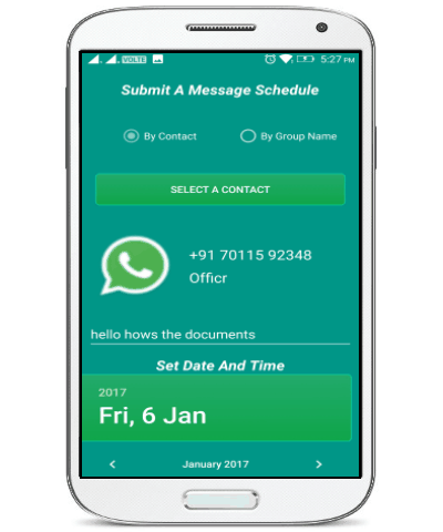 schedule whatsapp messages