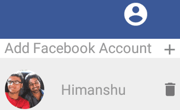 switch multiple facebook accounts to use