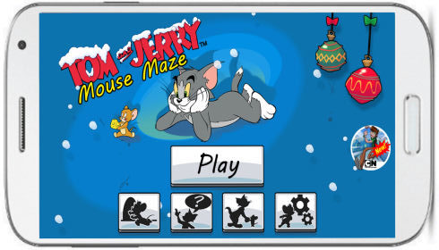 tom and jerry mouse maze game- main interface