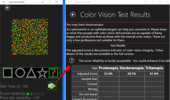 4 free windows 10 apps to test color blindness- color vision test as