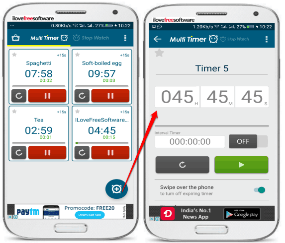 5 Free Timer Apps For To Set Multiple Timers At Once