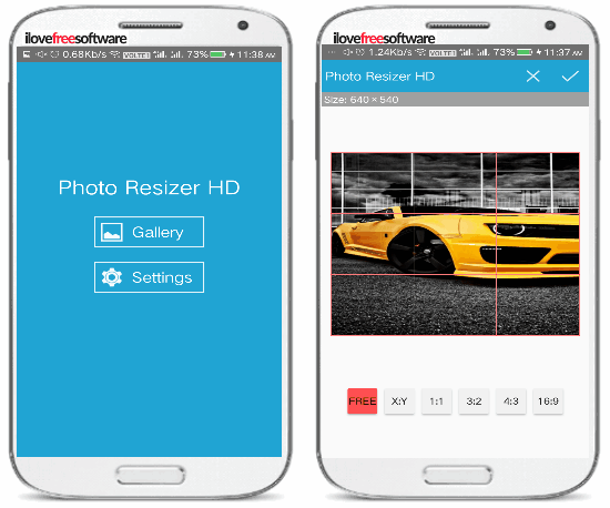 5 free photo resizer android apps- photo resizer HD