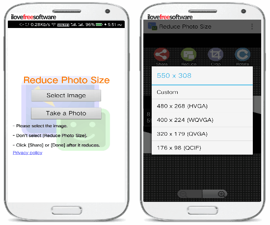 5 free photo resizer android apps- reduce photo size- set image dimensions