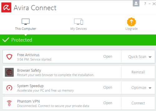 Avira Free Security Suite 2017