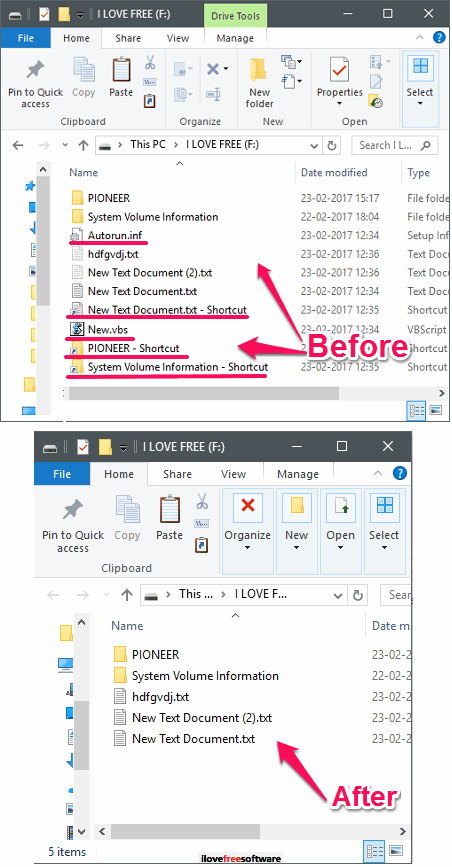 How To Remove Malicious Scripts And Shortcuts From A USB Drive