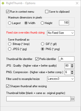 RightThumb config