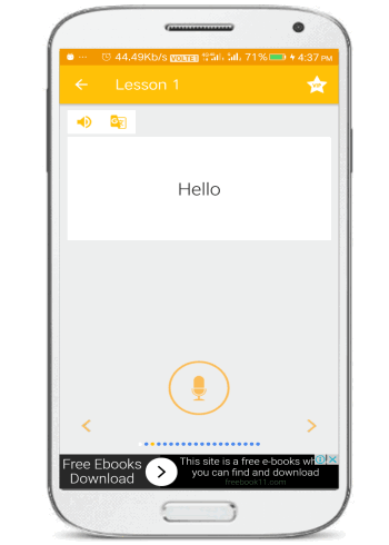 android app to improve accents- english pronunciation practice