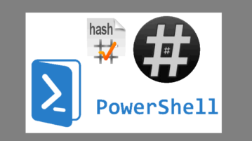 calculate hash value of any file using powershell in windows 10
