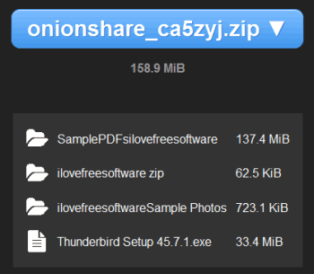 download the zip file