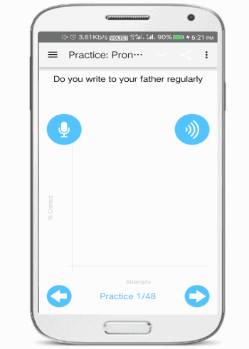 english pronunciation training- android apps to improve accents