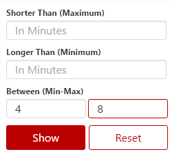 filter youtube videos by length