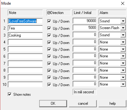 5 Multiple Countdown Timer Software For Windows- multitrack stopwatch