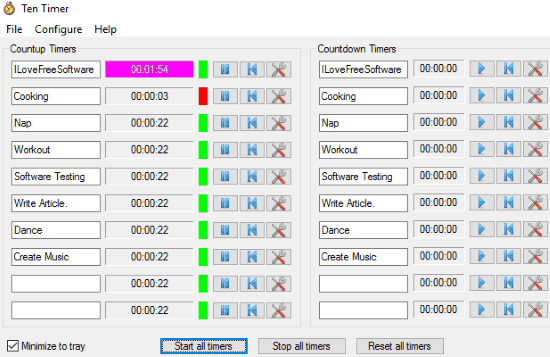5 Multiple Countdown Timer Software For Windowsten timer
