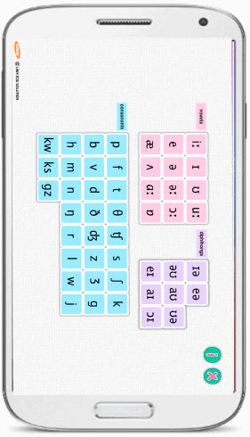 phonemic chart- android app to improve accents