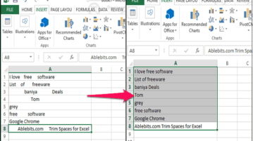 remove leading, trailing spaces from entire excel sheet featured