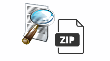 search text inside zip files without extracting them