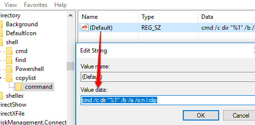 set value data and save changes