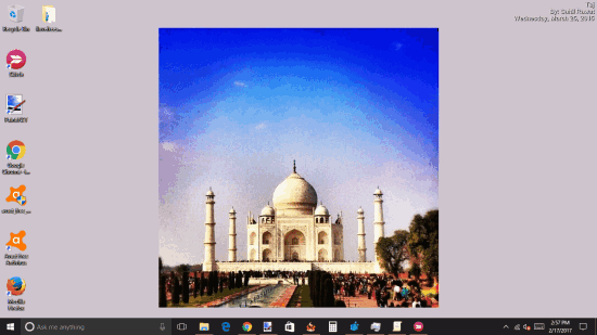 show Instagram photos as desktop wallpaper in windows pc