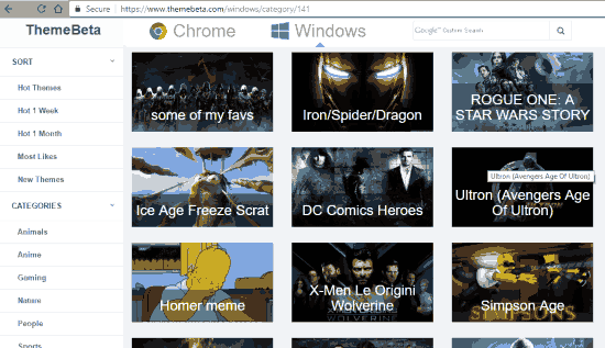 free windows 10 themes