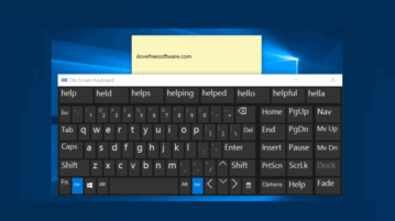turn off text suggestion in on screen keyboard in windows 10